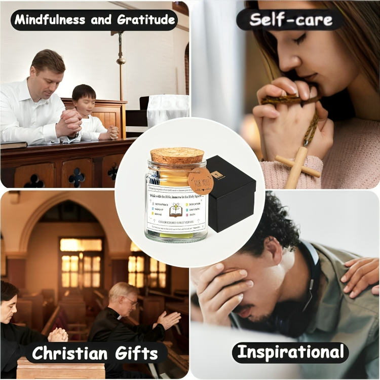 50% DE REMISE TEMPORAIRE | FaithJar™ | Verre de verset biblique quotidien