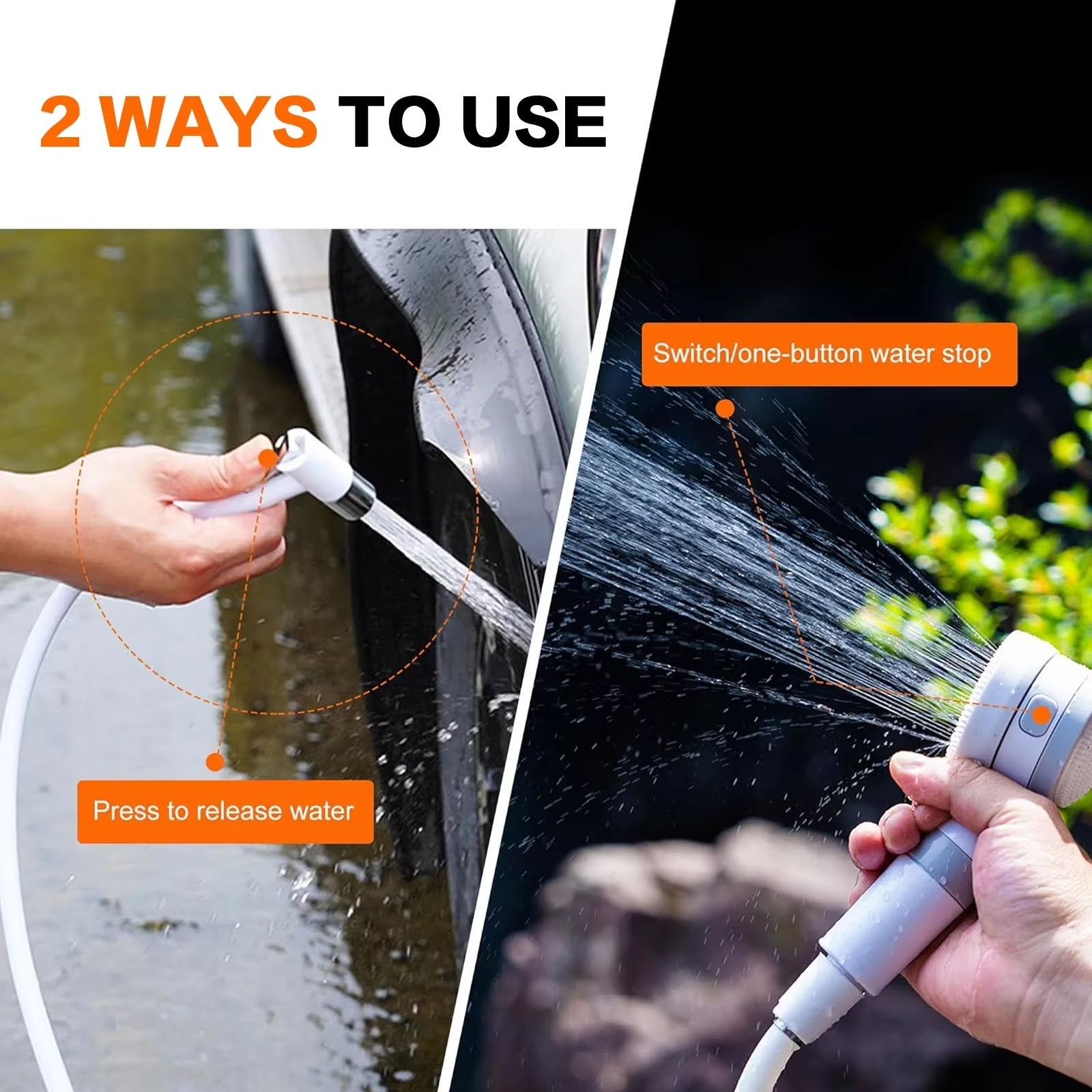 50 % DE REMISE TEMPORAIRE | ShowerGo™ - Douche Voyage