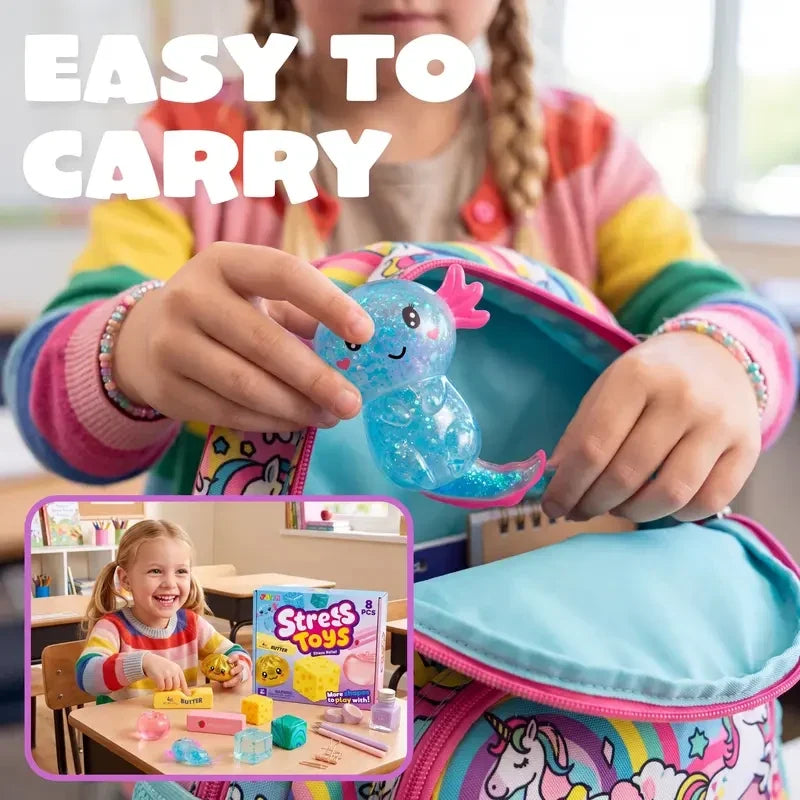 -50 % · OFFRE LIMITÉE · SqueezeSoft™ · Jouets sensoriels antistress