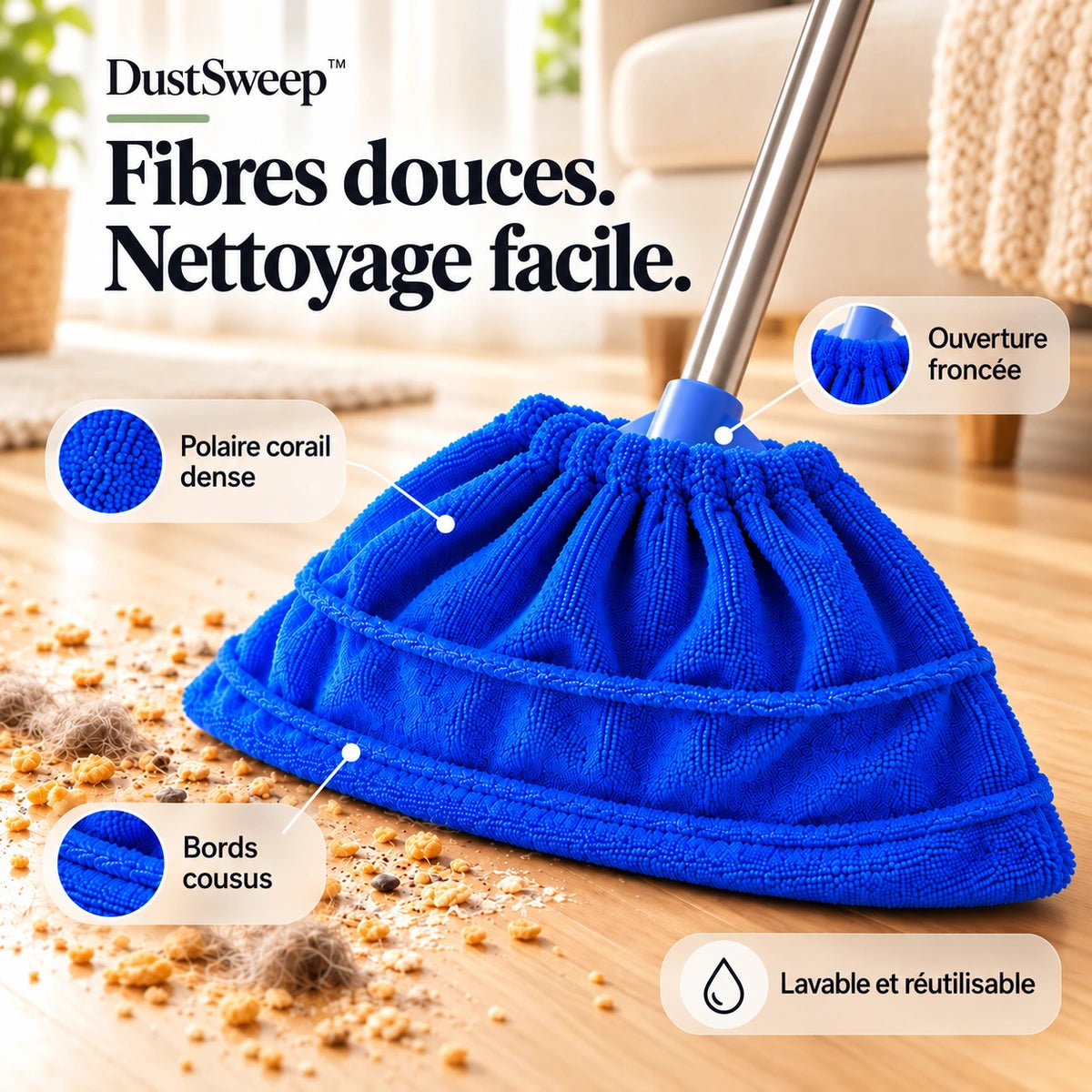 dustsweep™ · présentation du produit en français