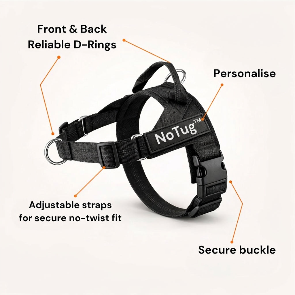 50 % DE REMISE TEMPORAIRE | NoTug™ - Harnais anti-traction