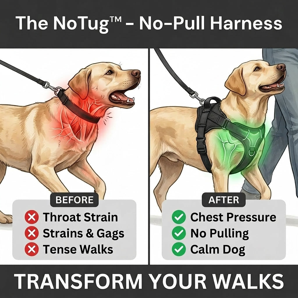 50 % DE REMISE TEMPORAIRE | NoTug™ - Harnais anti-traction