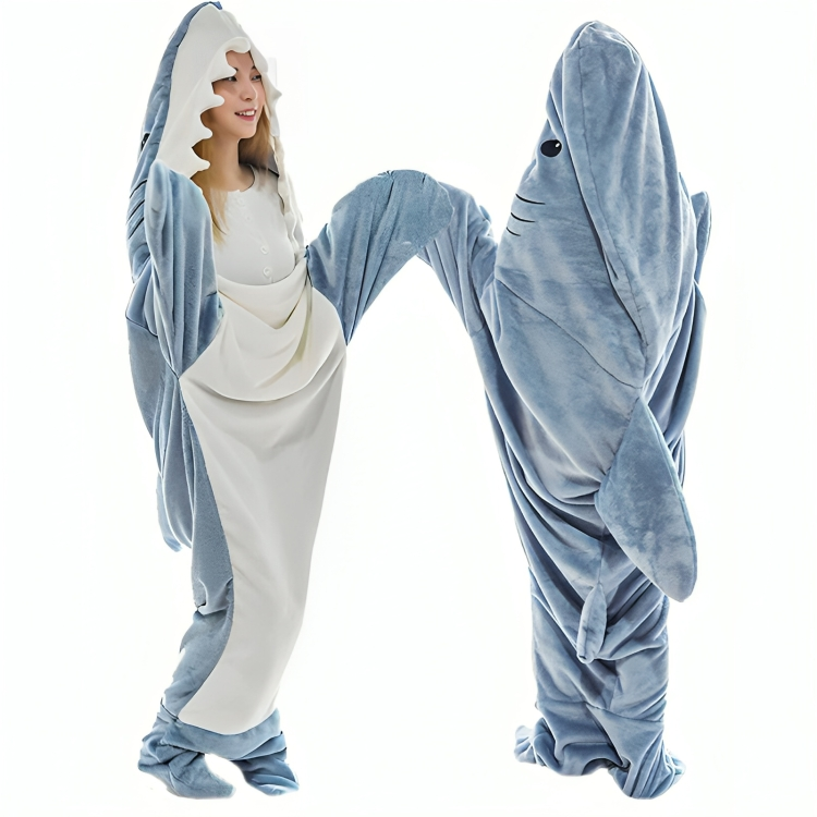 50 % DE REMISE TEMPORAIRE | CozyFin™ | Sharkie couverture portable douillette
