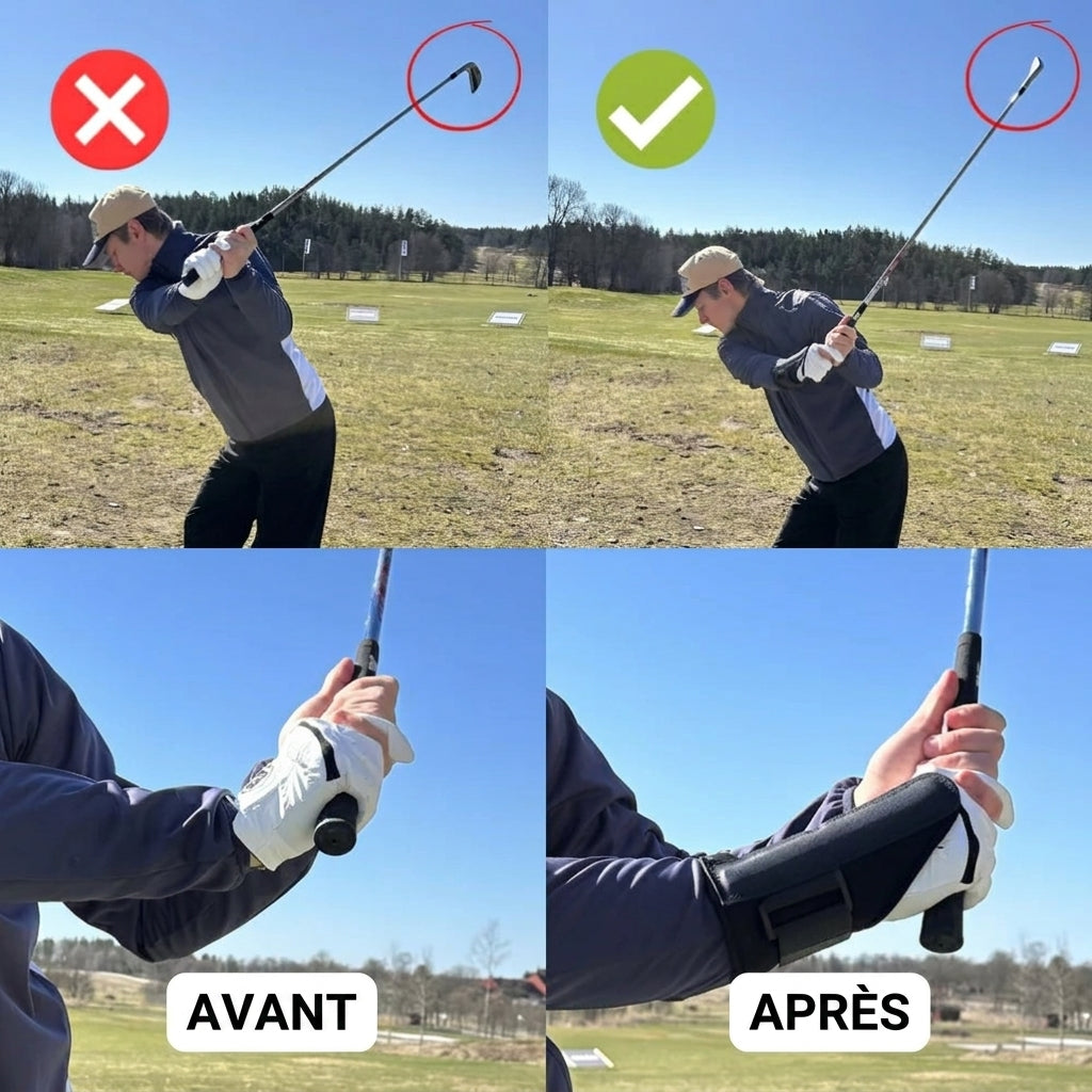 -50 % · OFFRE LIMITÉE · WristAlign™ · Entraîneur de swing
