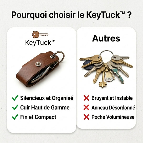 50 % DE REMISE TEMPORAIRE  KeyTuck™ - Organisateur de Clés