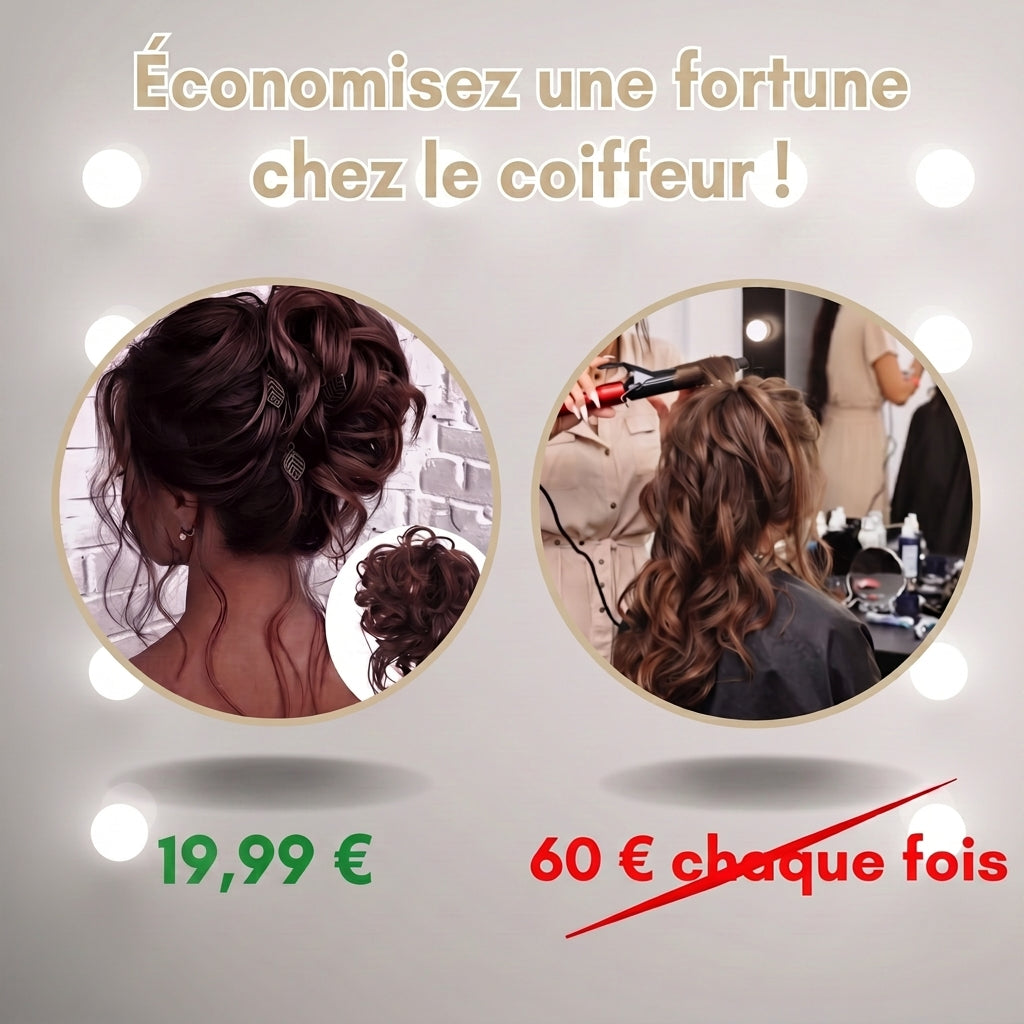 -50 % · OFFRE LIMITÉE · Clip'nBun™ · Fini les bad hair days, place à l’élégance !