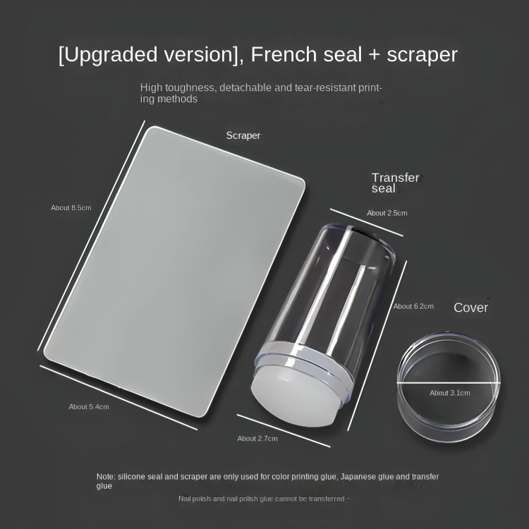 1 + 1 GRATUIT AUJOURD'HUI | TipStamp™ | Set de tampon pour manucure French Tip