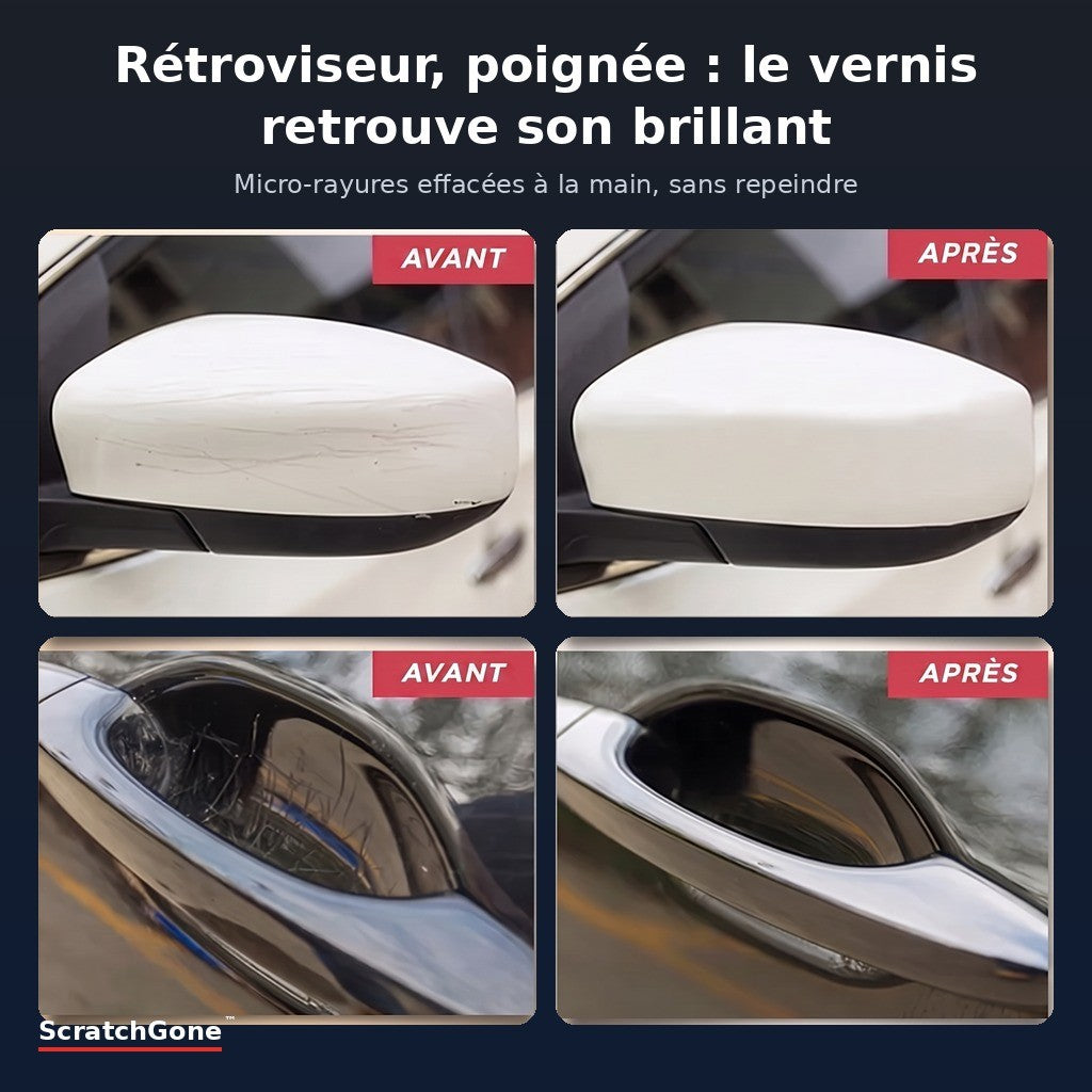 Rétroviseur et poignée : avant après ScratchGone