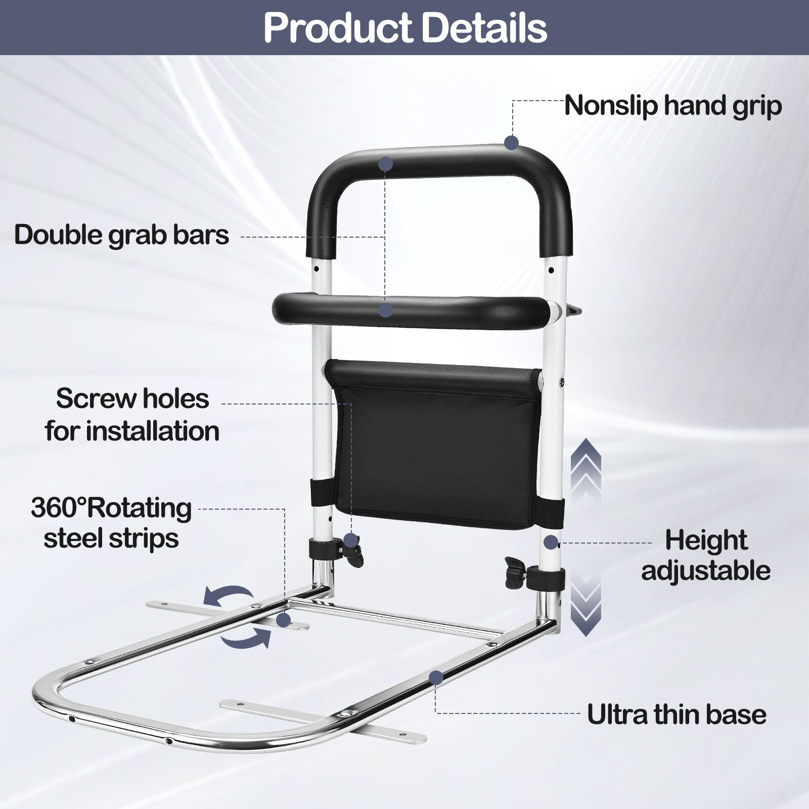 50 % DE REMISE TEMPORAIRE | BedAssist™ | Barrière de lit de sécurité