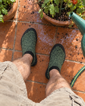 Photo client : SnugSoles vertes en terrasse