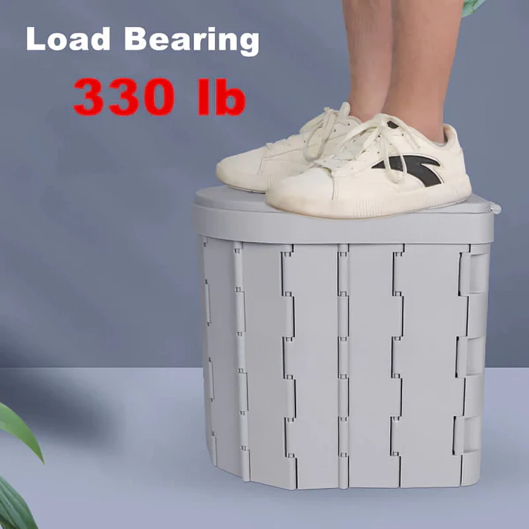 50 % DE REMISE TEMPORAIRE | QuickPotty™ | Toilette portable pliable pour extérieur