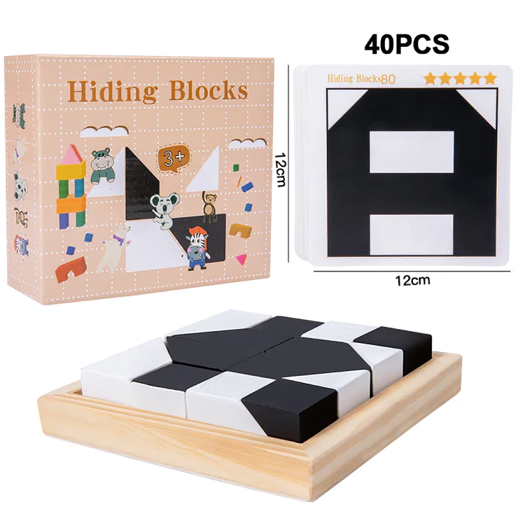 50 % DE REMISE TEMPORAIRE | BrainBlocks™ | Blocs de puzzle 3D Montessori