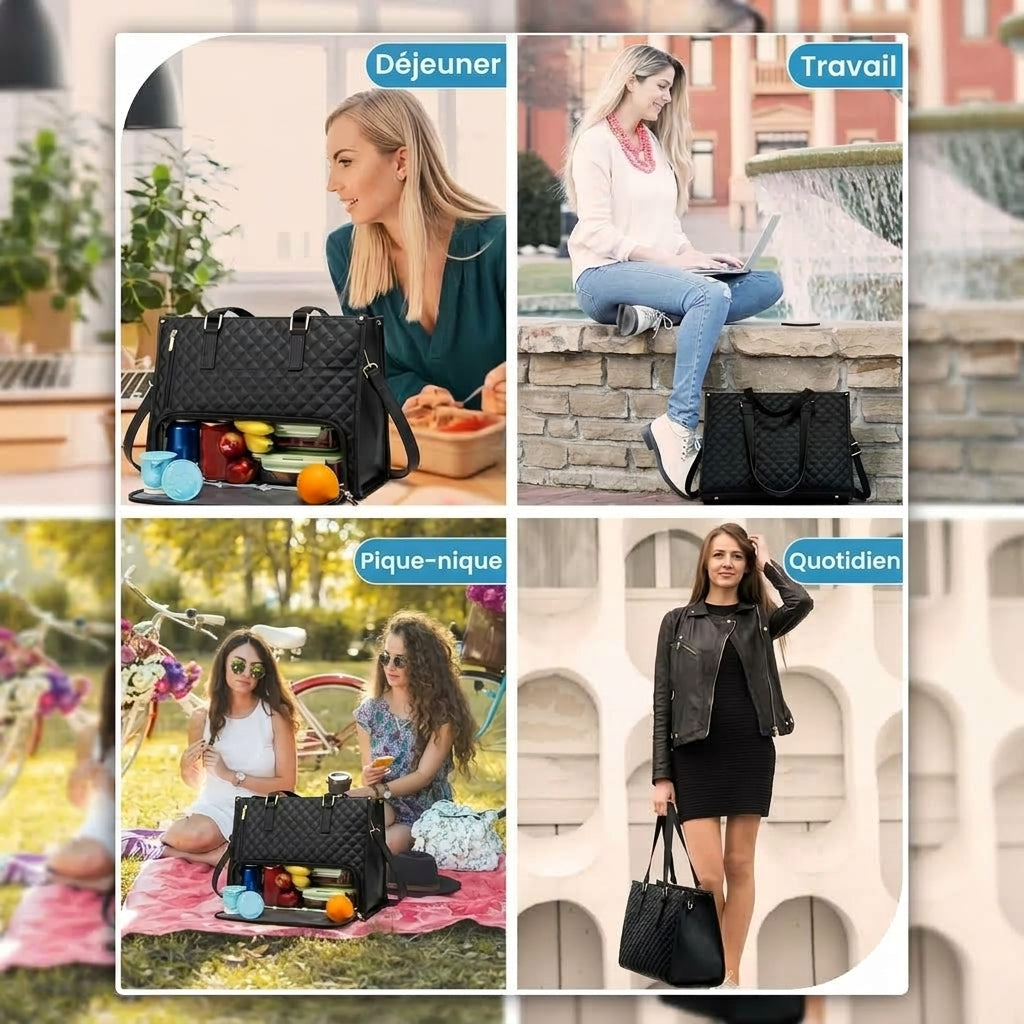 -50 % · OFFRE LIMITÉE · TotePack™ · Sac isotherme élégant