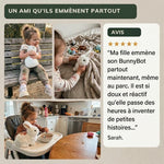 -50 % · OFFRE LIMITÉE · BunnyBot™ · Un compagnon tout doux qui prend vie !