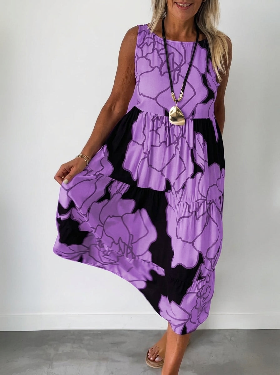 -60 % · OFFRE LIMITÉE · Maureen™ · Robe fleurie élégante