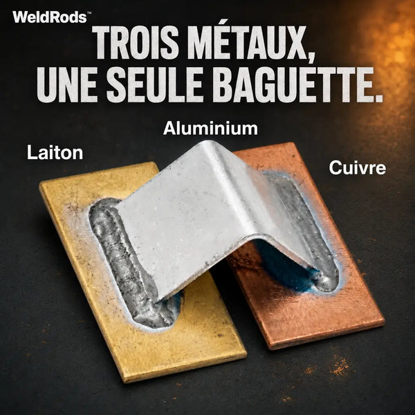 Trois metaux, une seule baguette
