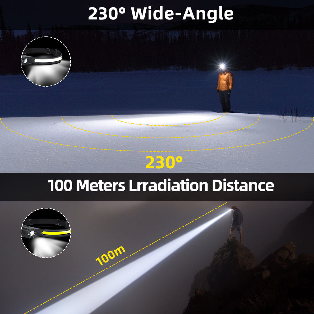 50% DE REMISE TEMPORAIRE | LightStride™ | Phares à LED avec capteur de vague