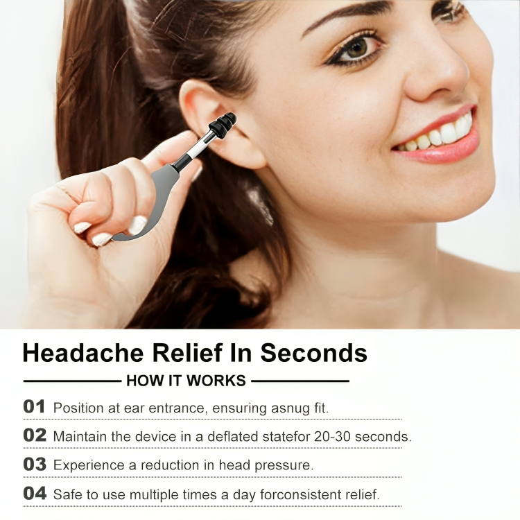1 + 1 GRATUIT AUJOURD'HUI | EchoCalm™ | Appareil de soulagement de la migraine et des acouphènes