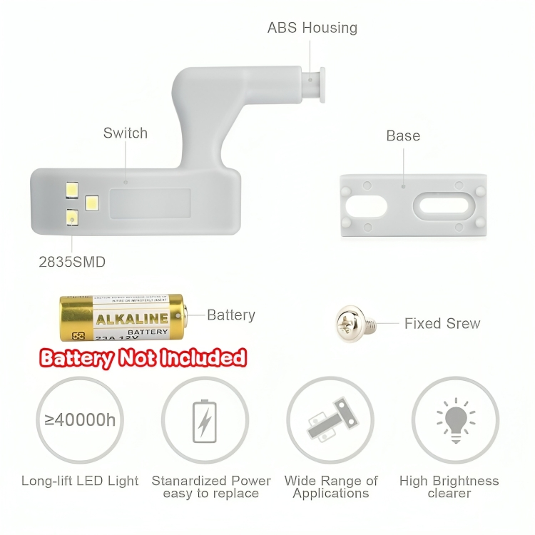 1 + 1 GRATUIT AUJOURD'HUI | DoorBeam™ | Lumière LED de charnière