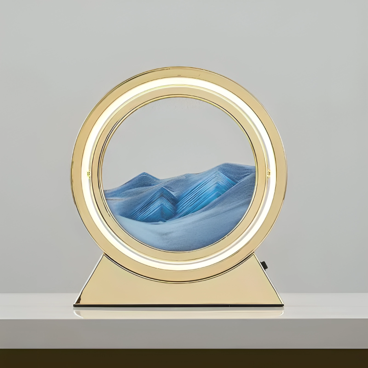 50 % DE REMISE TEMPORAIRE | SandAura™ | Lampe de table en sablier créatif en sable mouvant