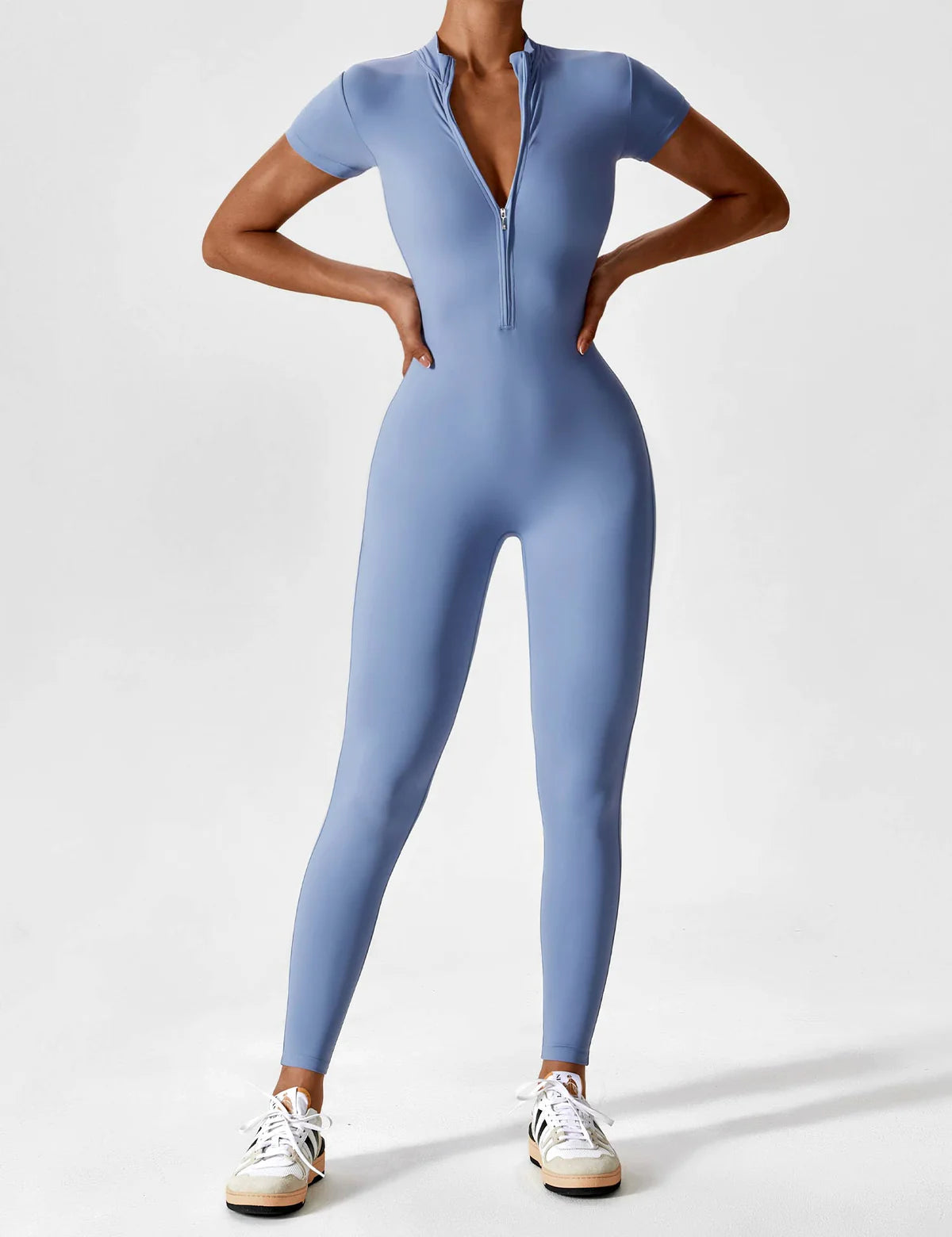 50% DE REMISE TEMPORAIRE | FlexiSuit™ | Combinaison de yoga avec fermeture éclair