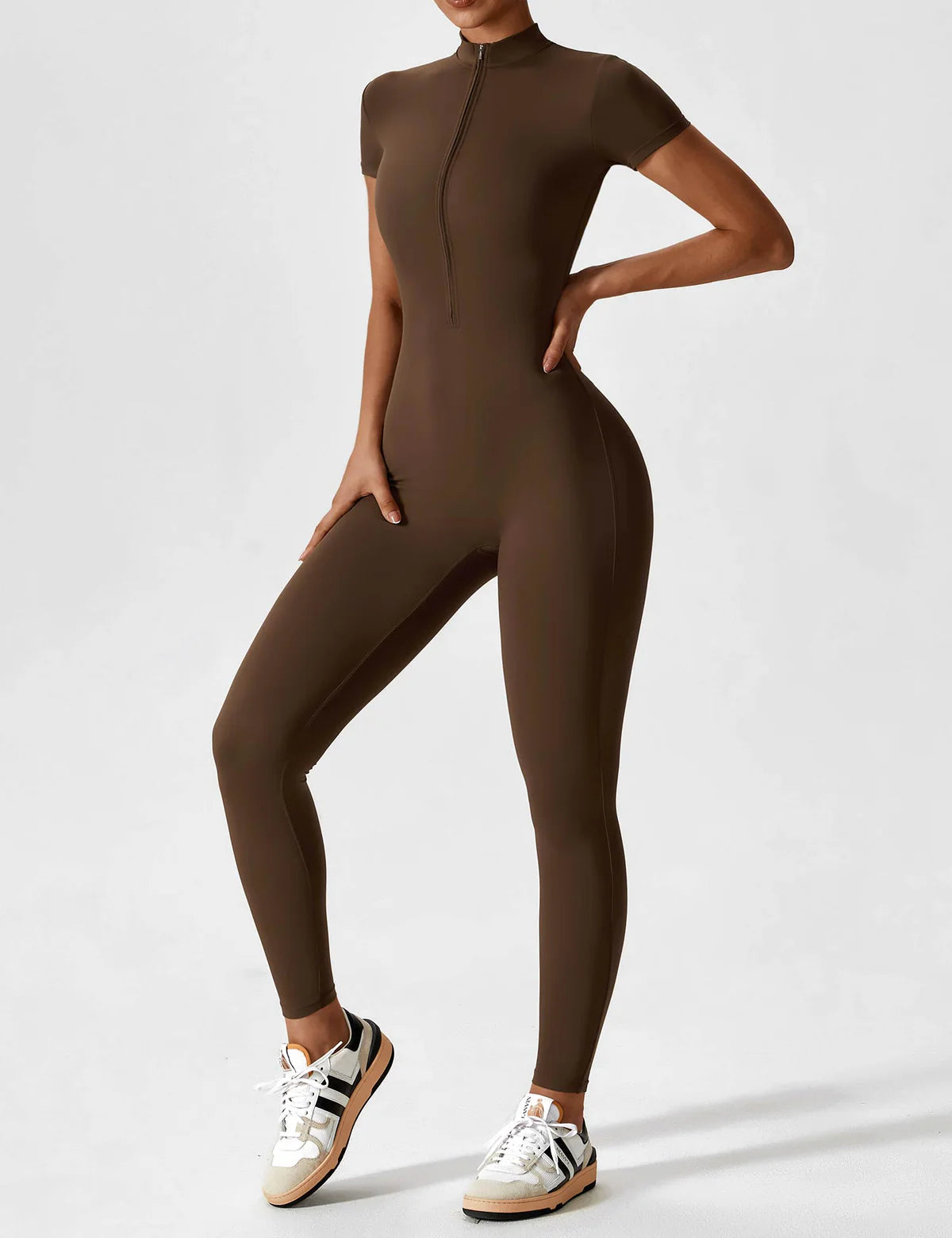 50% DE REMISE TEMPORAIRE | FlexiSuit™ | Combinaison de yoga avec fermeture éclair