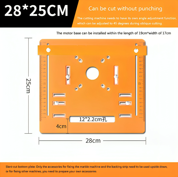 TrimAlign™ | Plaque de base réglable pour machines à découper