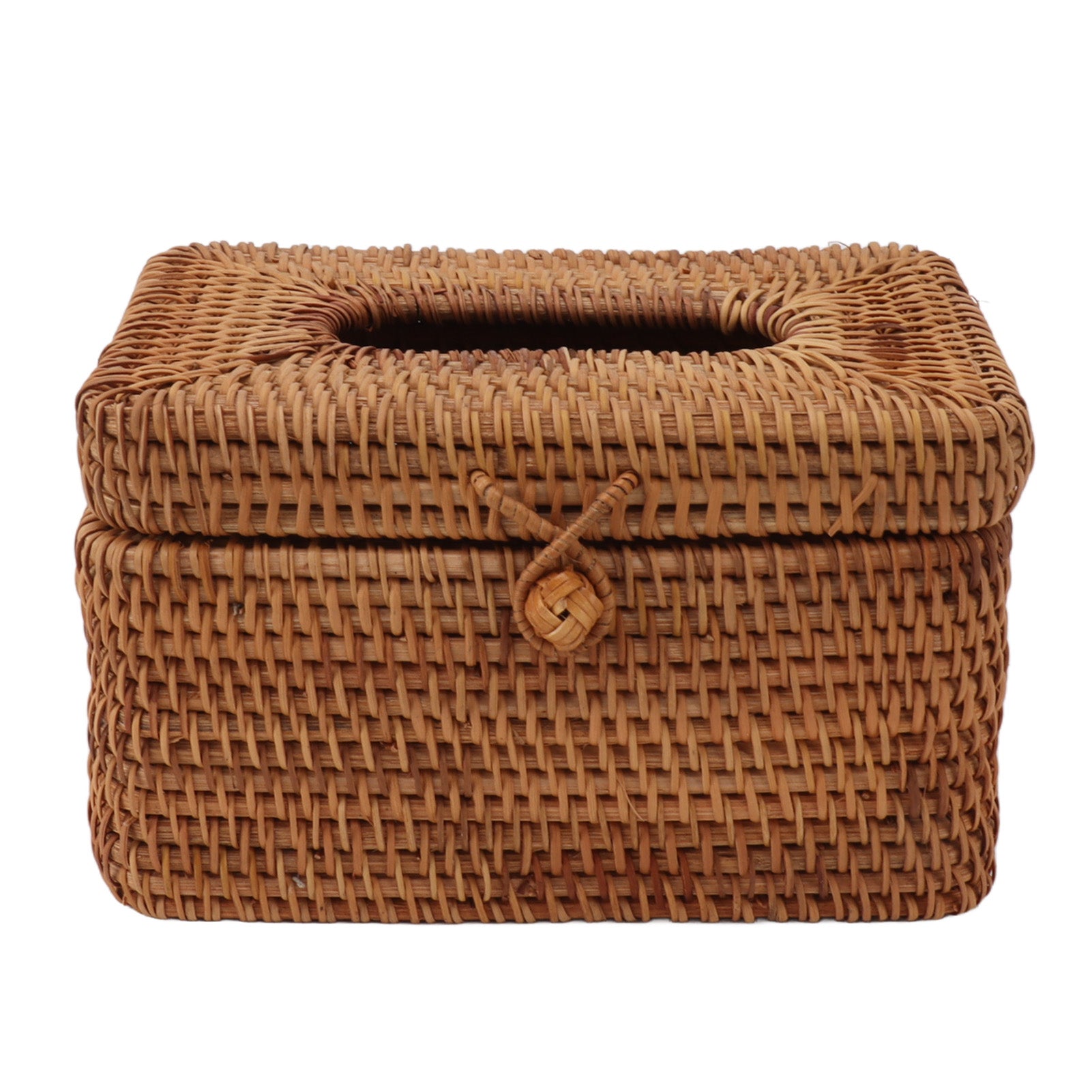 50% DE RABAIS TEMPORAIRE | RusticBox™ | Boîte à mouchoirs en rattan faite à la main
